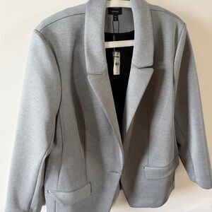 Express Light Gray Women's Blazer